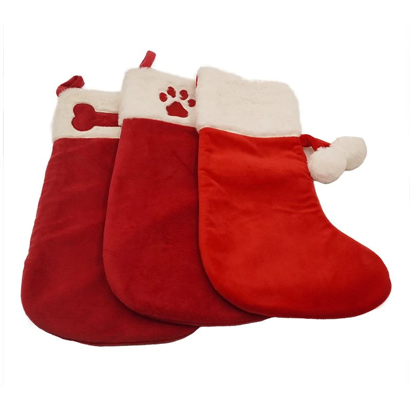 Noel Çorapları Süslemeler İçin Çocuklar İçin Asılı Noel Şeker Çorapları